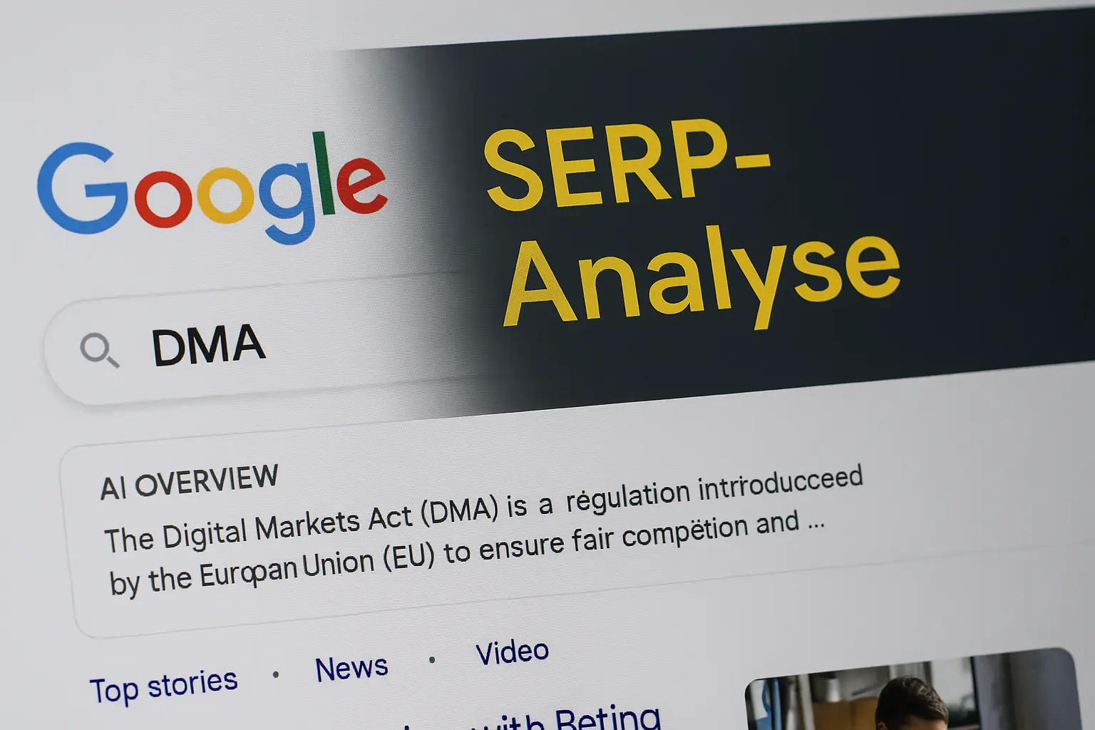 DMA SERP-Analyse