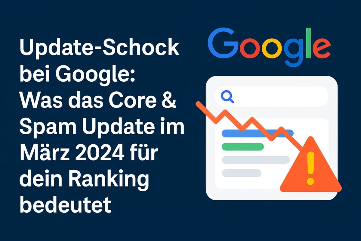 Update-Schock bei Google: Was das Core & Spam Update im März 2024 für dein Ranking bedeutet
