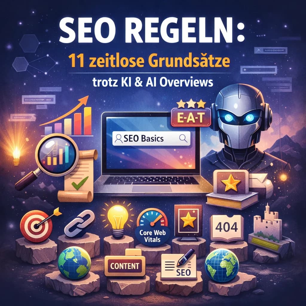 SEO Regeln: 11 zeitlose Grundsätze trotz KI & AI Overviews