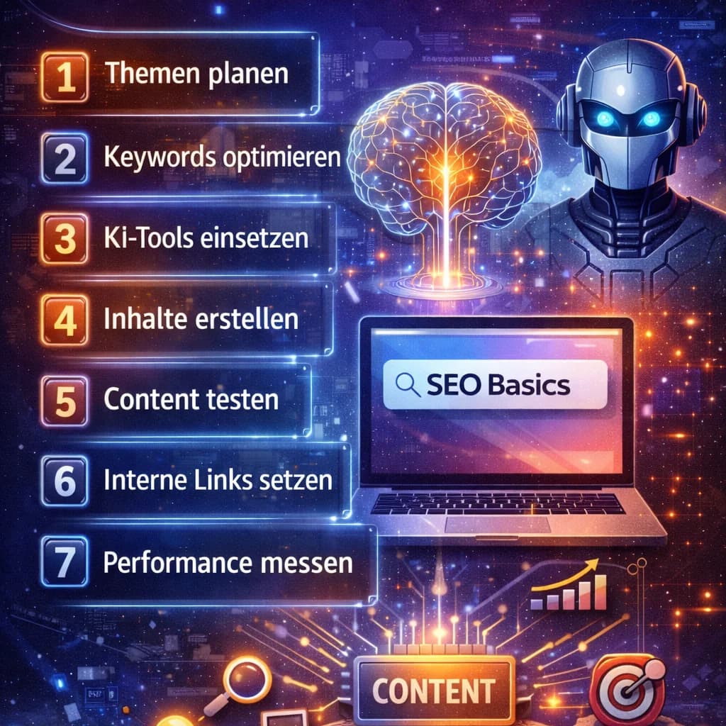Content-Strategie 2026: 7 Schritte für SEO & KI-Sichtbarkeit