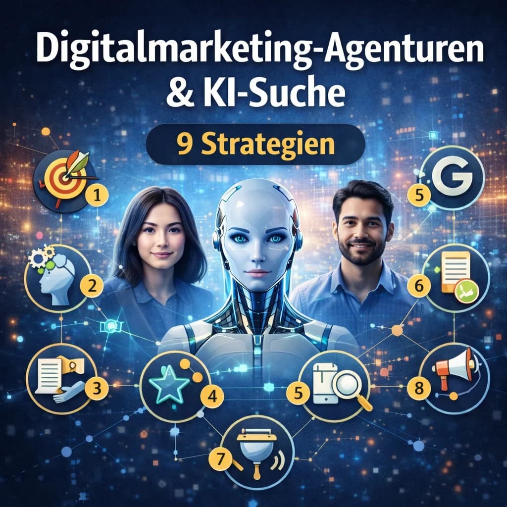 Digitalmarketing-Agenturen & KI-Suche: 9 Strategien