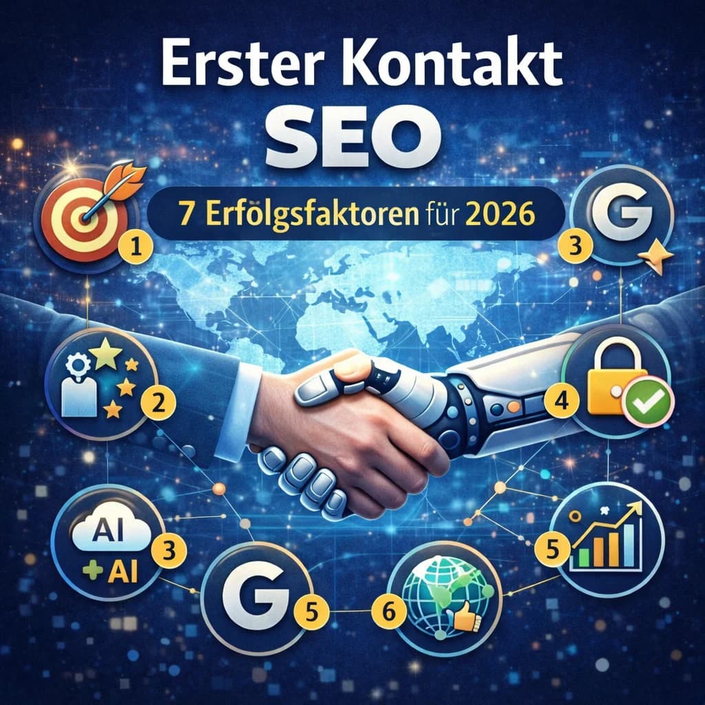Erster Kontakt SEO: 7 Erfolgsfaktoren für 2026